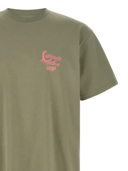 Tricou Carhartt Wip cu imagine verde