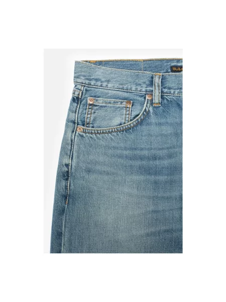 Jeansy Nudie Jeans niebieskie
