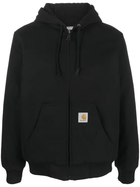 Geacă Carhartt Wip cu glugă negru
