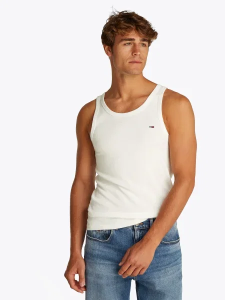 Tommy Jeans Tricou alb