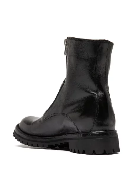 Botine Officine Creative din piele negru