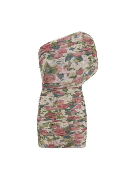 Wielobarwność sukienka Saint Laurent w kwiatki