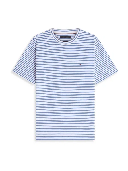 TOMMY HILFIGER Tricou ESS SEASONAL / alb albastru