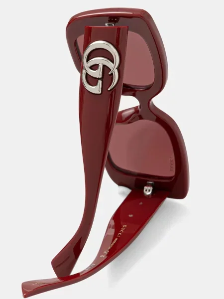 Солнцезащитные очки Gucci бордовые