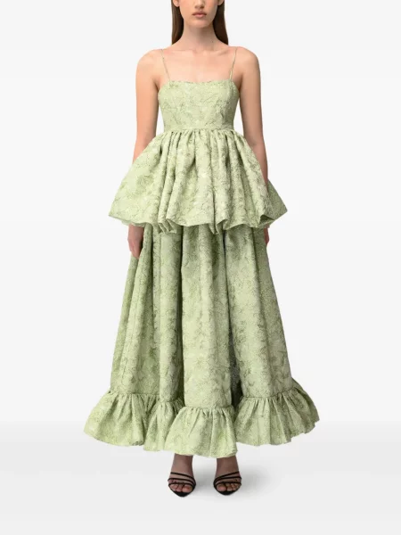 Rochie Anouki fără mâneci verde