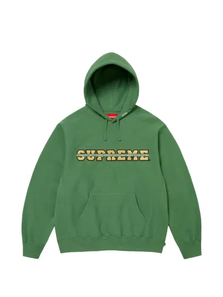 Hanorac cu glugă Supreme verde