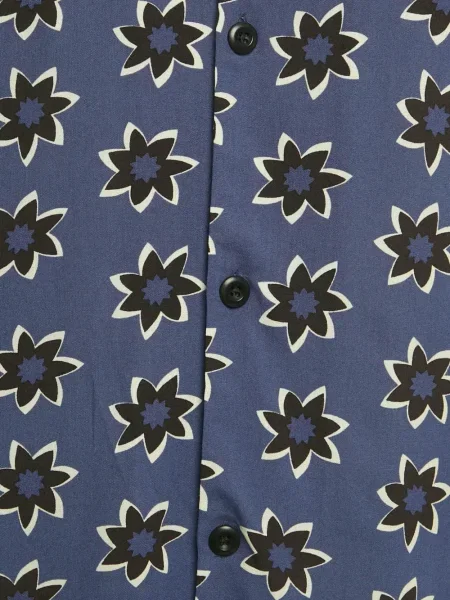 Риза Sandro на цветя с принт синьо