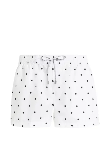 Scurt boxeri Dolce & Gabbana cu buline cu imagine alb