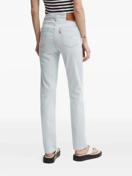 Retro lepršave traperice Levi's® lepršave s izlizanim efektom plava