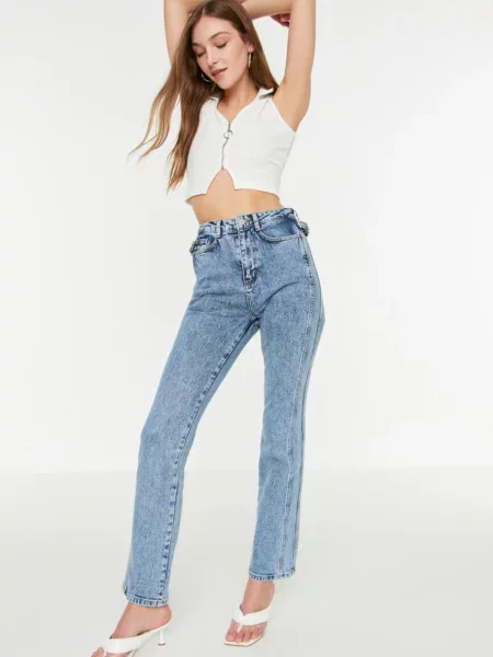 Blugi Trendyol albastru