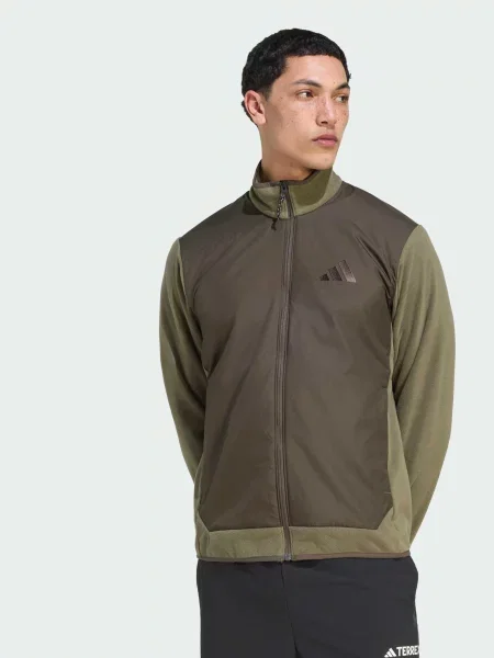 Вітровка adidas Adidas Essentials комбінований верх зелений