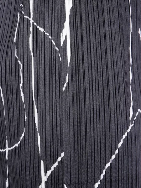 Pantaloni Pleats Please Issey Miyake plisate negru