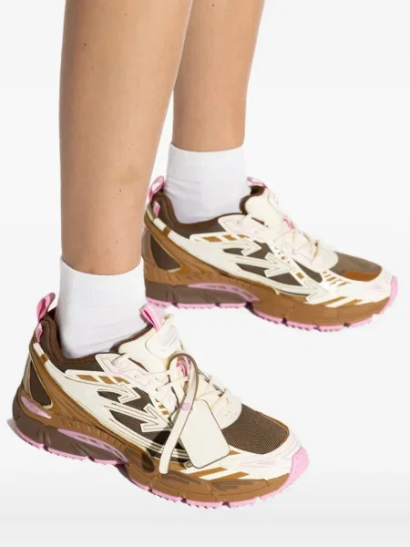 Fűzős csipkés sneaker Off-white fehér