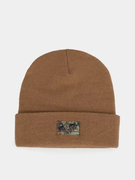 Шапка Vans без косточек коричневая