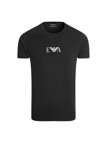 Koszulka Emporio Armani z krótkim rękawem czarna