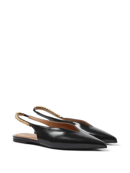Pantofi cu toc Stella Mccartney fără toc cu bretele negru
