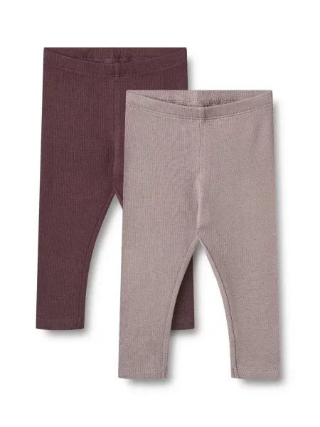 WHEAT Legíny Maddy hnědá fialová