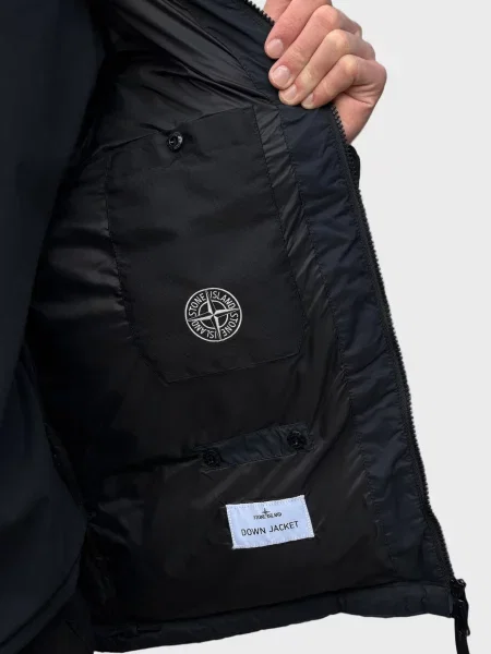 Куртка Stone Island с камнями синяя