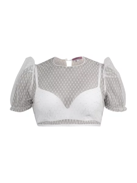 MARJO Krojová halenka Eching / offwhite bílá