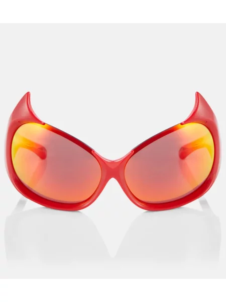 Ochelari de soare Balenciaga roșu