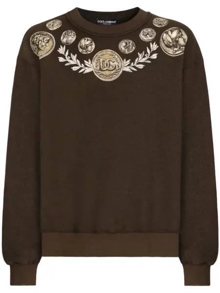 Hanorac Dolce & Gabbana cu imagine maro