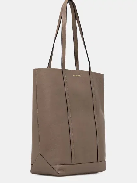 Maison Kitsuné Geantă tote de damă din piele