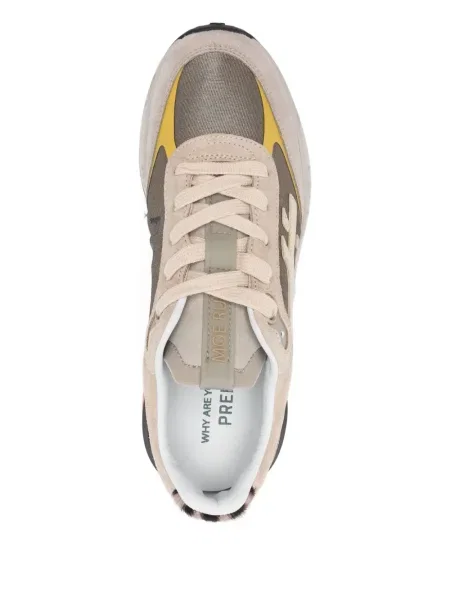 Sneakerși Premiata cu șireturi din dantelă