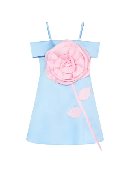 Sukienka mini dziecięca Dress & Fleur niebieska