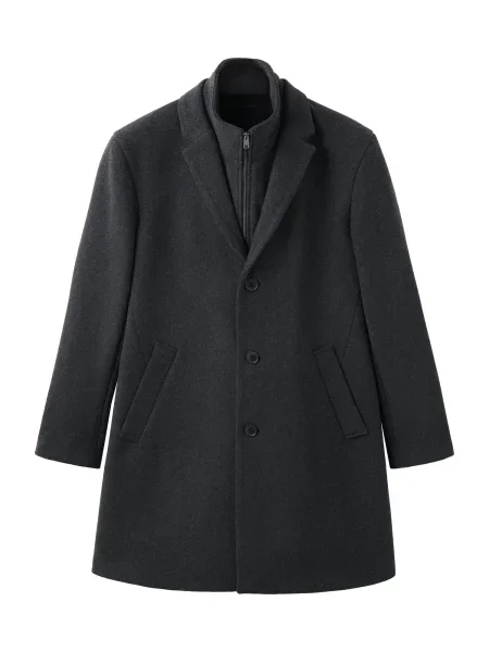 MANGO MAN Prehoden plašč Uriel temno siva