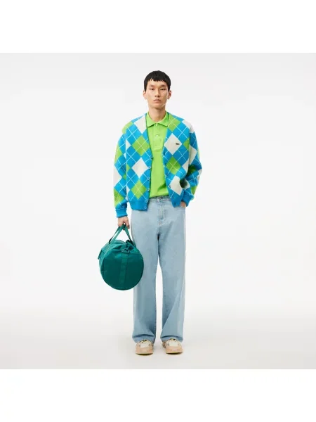 Lacoste Koszulka Polo Oryginał Petit Piqué zielona