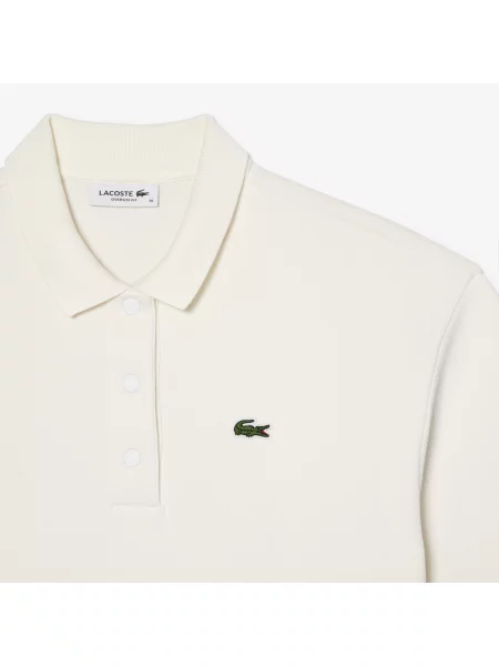 Lacoste Koszulka Polo Oversize biała