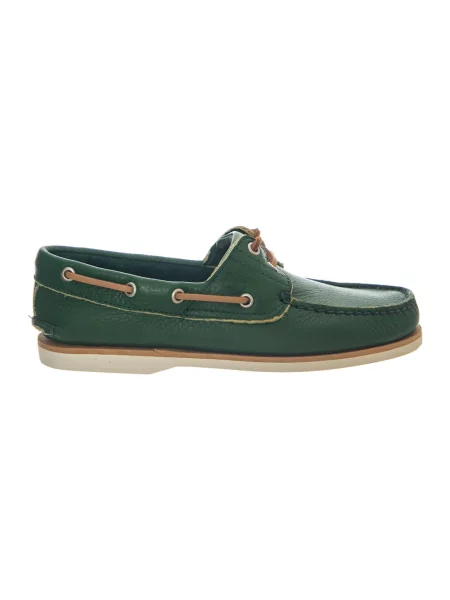 Półbuty Timberland skórzane zielone