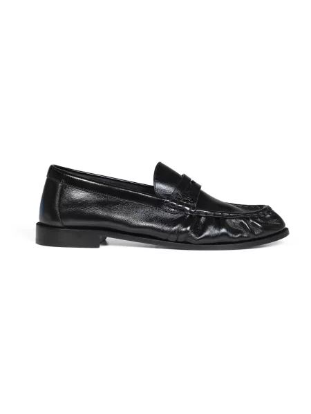 Półbuty Saint Laurent skórzane czarne