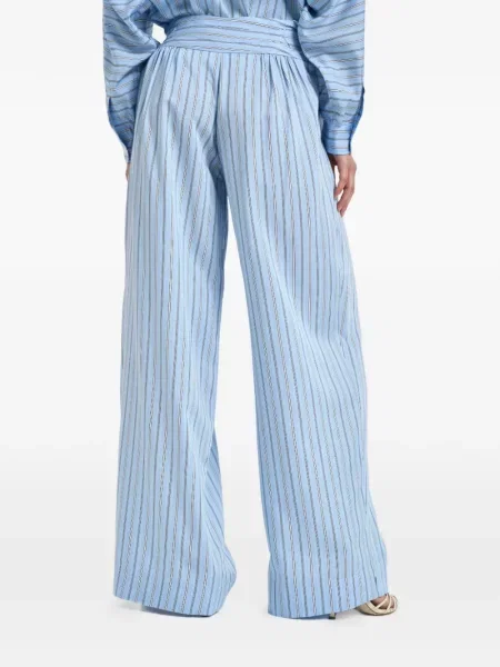 Spodnie Iro w paski niebieskie