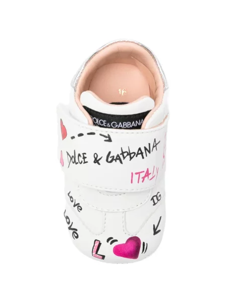 Sneakersy dziecięce Dolce And Gabbana białe