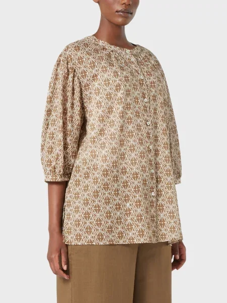 Блуза Marina Rinaldi коричнева