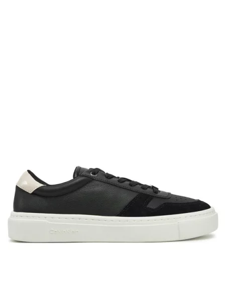 Calvin Klein Sneakersy Cupsole Lace Up czarny