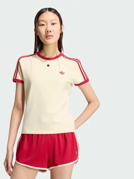 Футболка adidas 3 Stripes жовтий