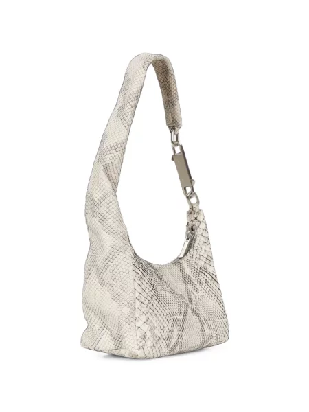 Geantă shopper Rick Owens cu model piele de șarpe