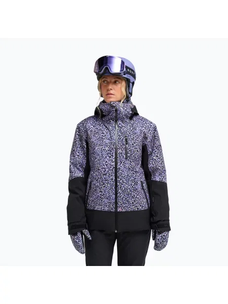 Geacă de snowboard pentru femei ROXY Ice Haven twilight purple wildin out violet