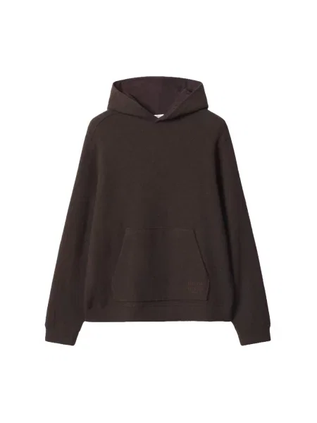 Bluza z kapturem Maison Kitsune brązowa