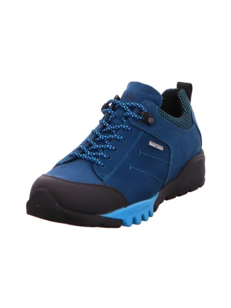 Sneakersy Waldläufer skórzane niebieskie