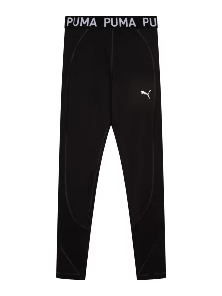 PUMA Pantaloni sport Strong negru alb