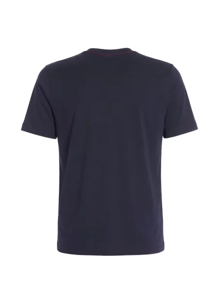 Tricou Kiton cu broderie albastru