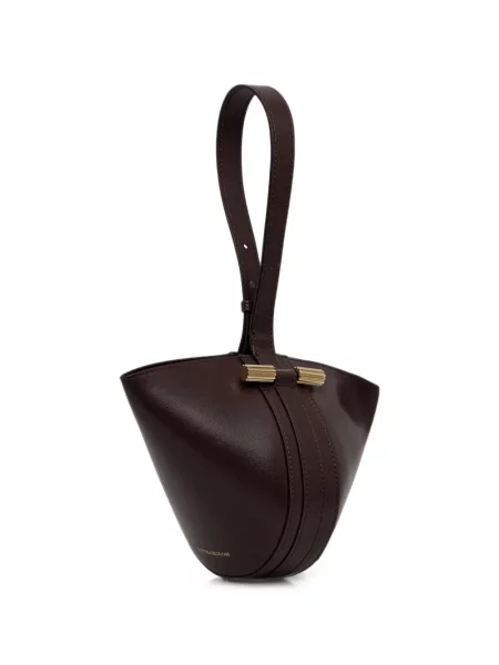 Geantă shopper Victoria Beckham maro