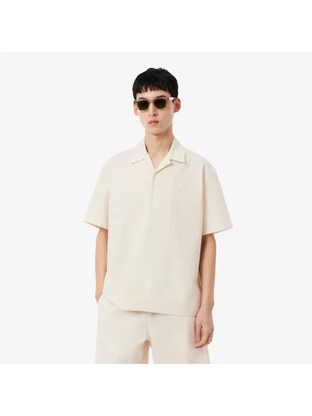 Lacoste сорочка чоловіча Relaxed Fit біла