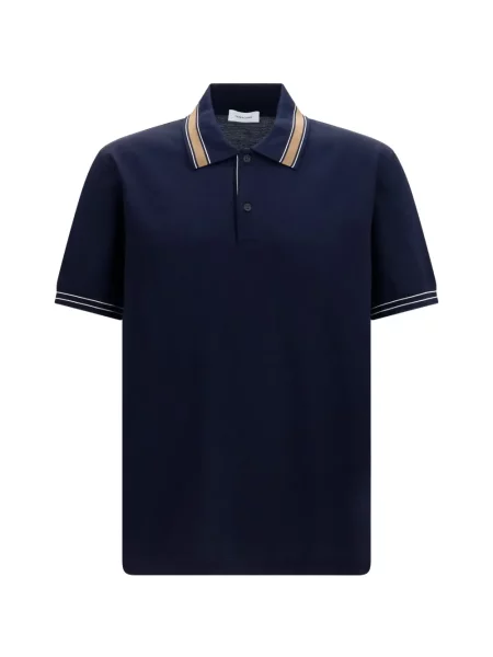 Scurt tricou polo Ferragamo albastru
