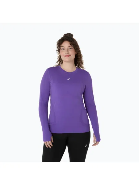 Běžecké tričko Longsleeve ASICS Road Seamless LS edo purple fialové