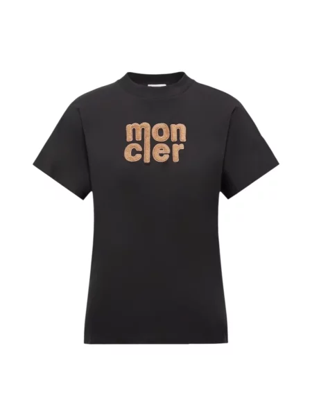 Koszulka Moncler teddy czarna