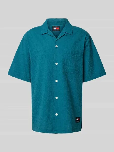 Koszula casualowa o kroju relaxed fit z rękawem o dł. Tommy Jeans